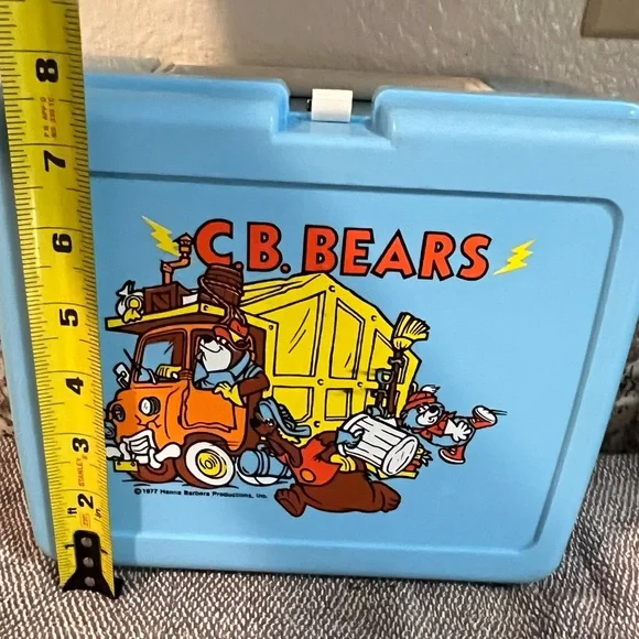 Vintage Lunchbox C.B. Bears 1977 Hannah Barbara - Picture 2 of 7
